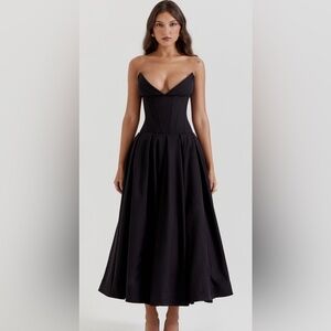 House of CB Lady Corset Midi Dress